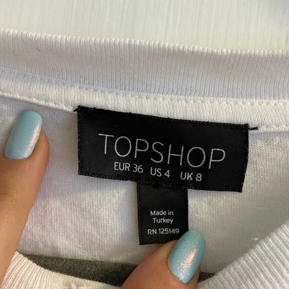 TOPSHOP Oversized Rocker Tee - Picture 5 of 5